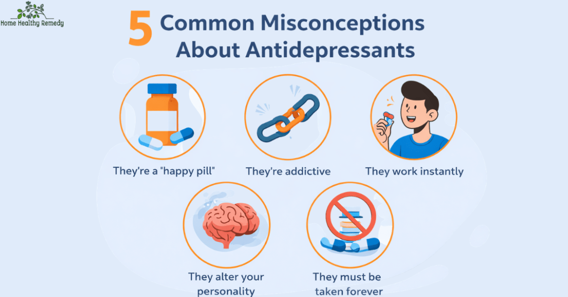 5 Common Misconceptions About Antidepressants You Shouldn’t Believe