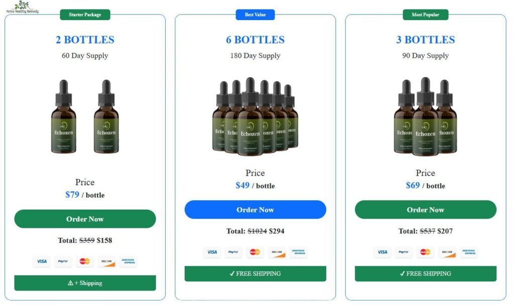 Echozen Drop Pricing, Packages & Where to Buy in 2026