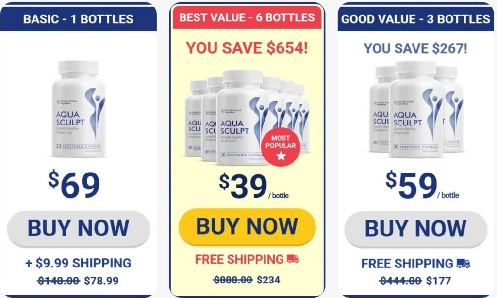 Aqua Sculpt Pricing