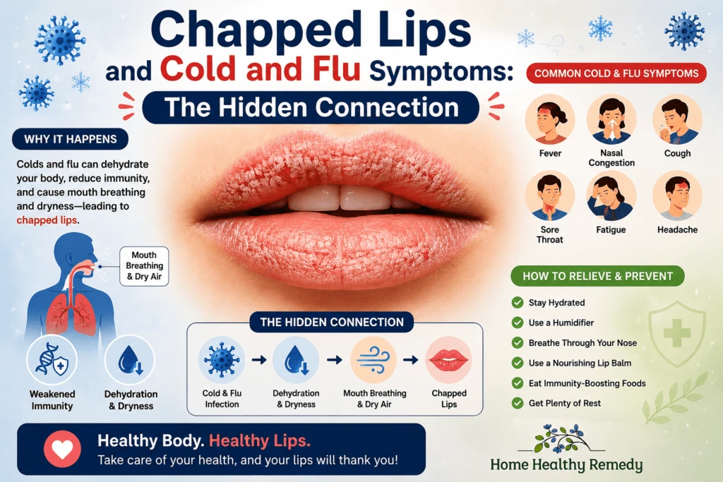 Chapped Lips and Cold and Flu Symptoms: The Hidden Connection