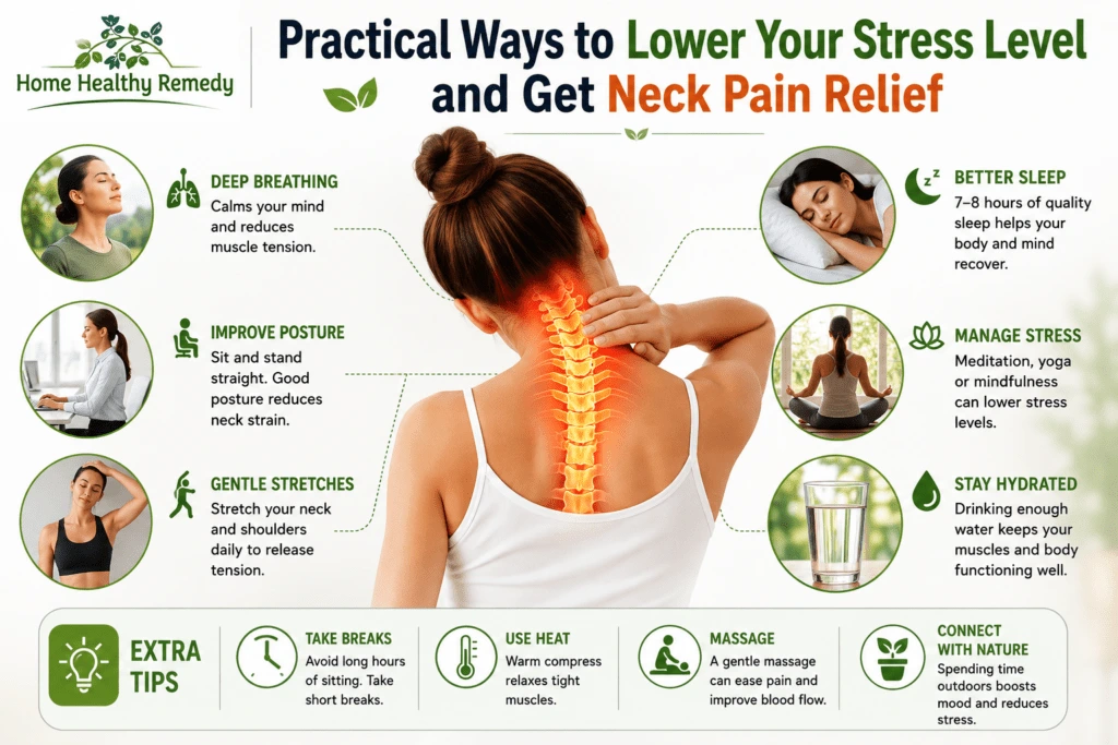 Practical Ways to Lower Your Stress Level and Get Neck Pain Relief