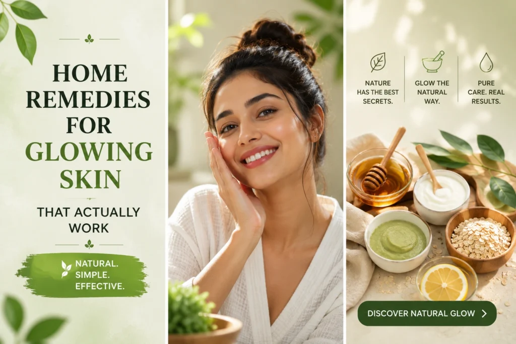 Home Remedies for Glowing Skin That Actually Work