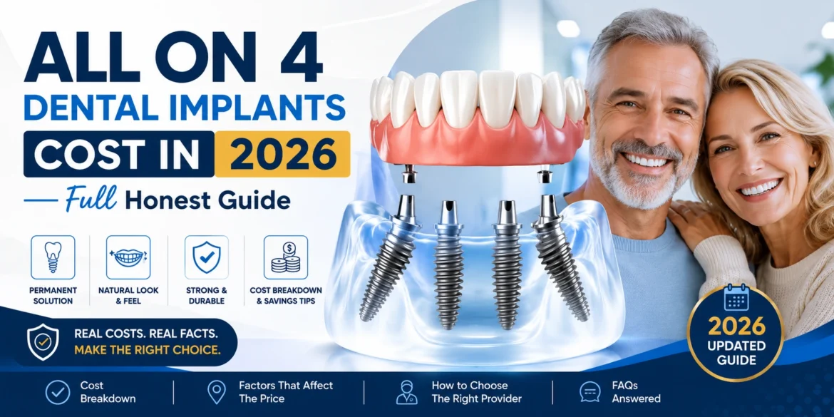 All on 4 Dental Implants Cost in 2026 — Full Honest Guide