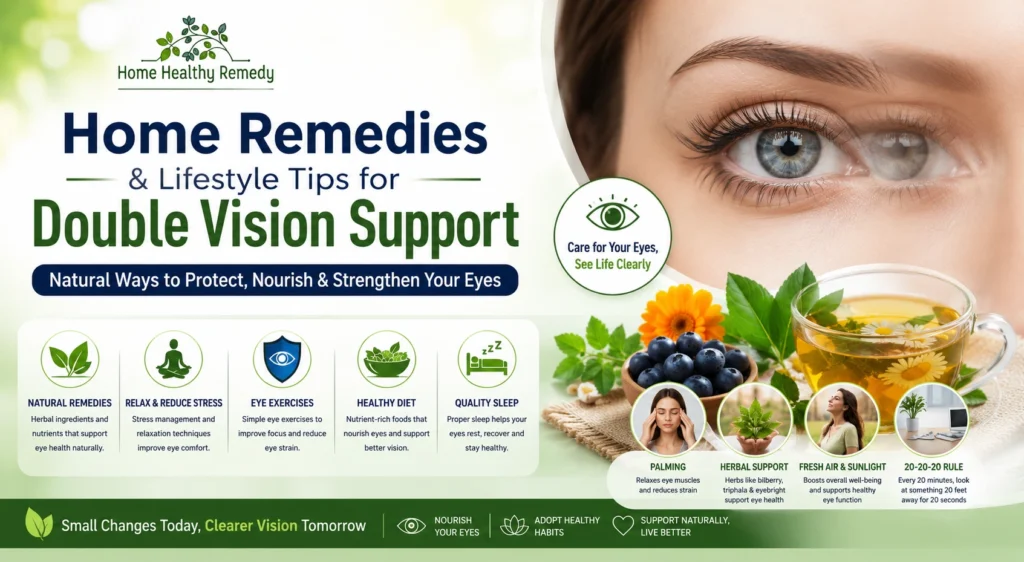 Home Remedies & Lifestyle Tips for Double Vision Support