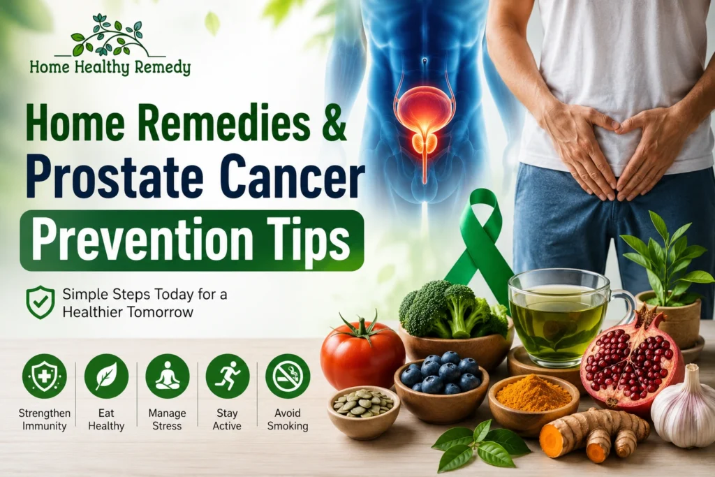 Home Remedies & Prostate Cancer Prevention Tips
