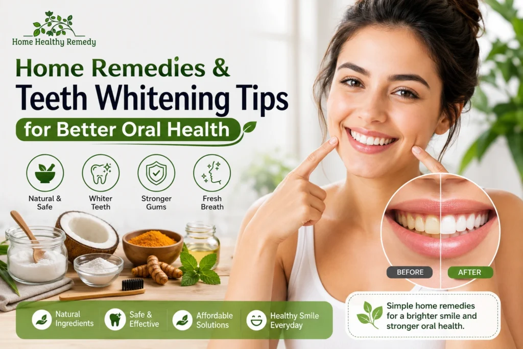 Home Remedies & Teeth Whitening Tips for Better Oral Health