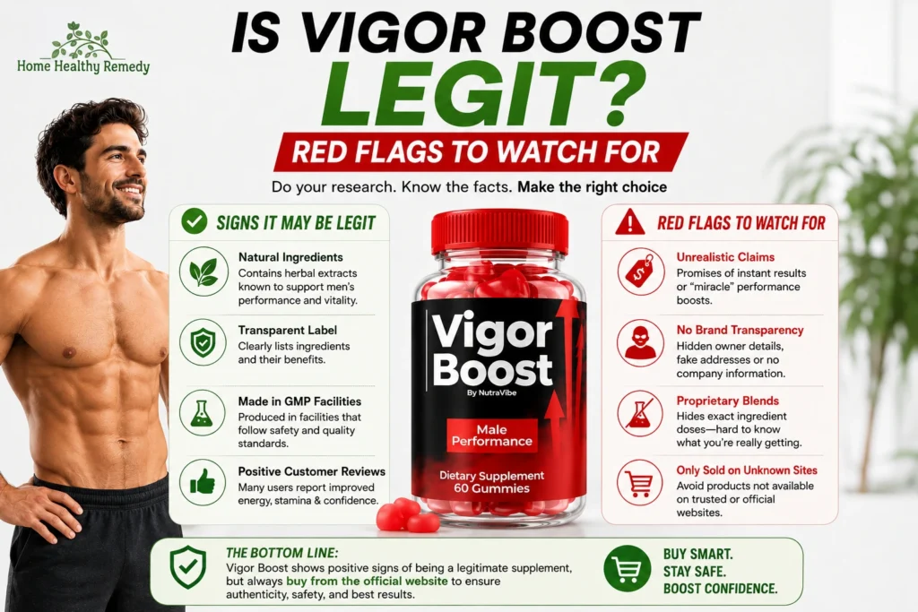 Is Vigor Boost Legit Red Flags to Watch For