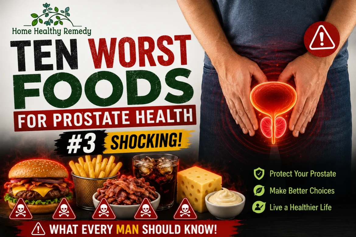 Ten Worst Foods For Prostate Health — #3 Shocking!