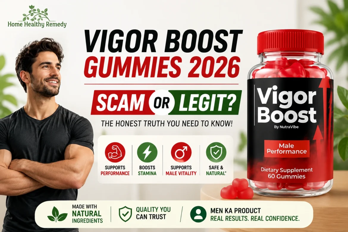 Vigor Boost Gummies 2026: Scam or Legit? (Honest)