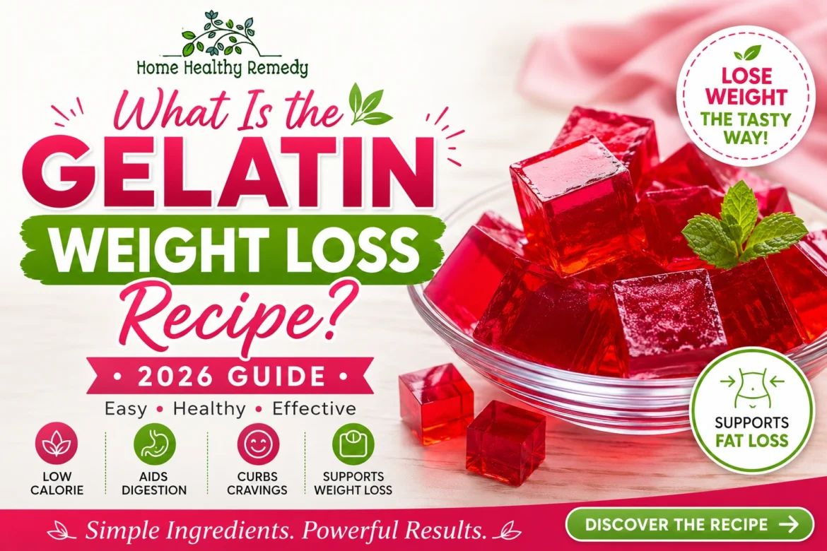 What Is the Gelatin Weight Loss Recipe (2026 Guide)