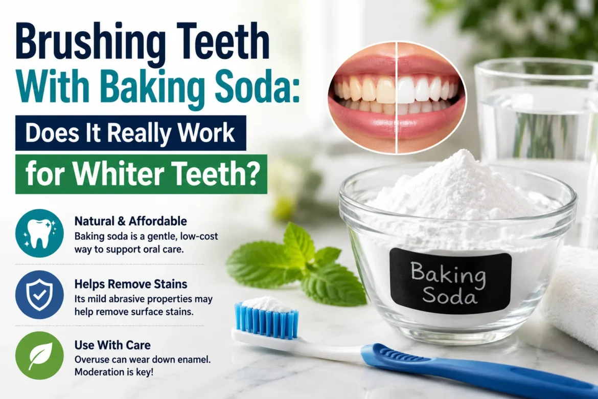 Brushing Teeth With Baking Soda