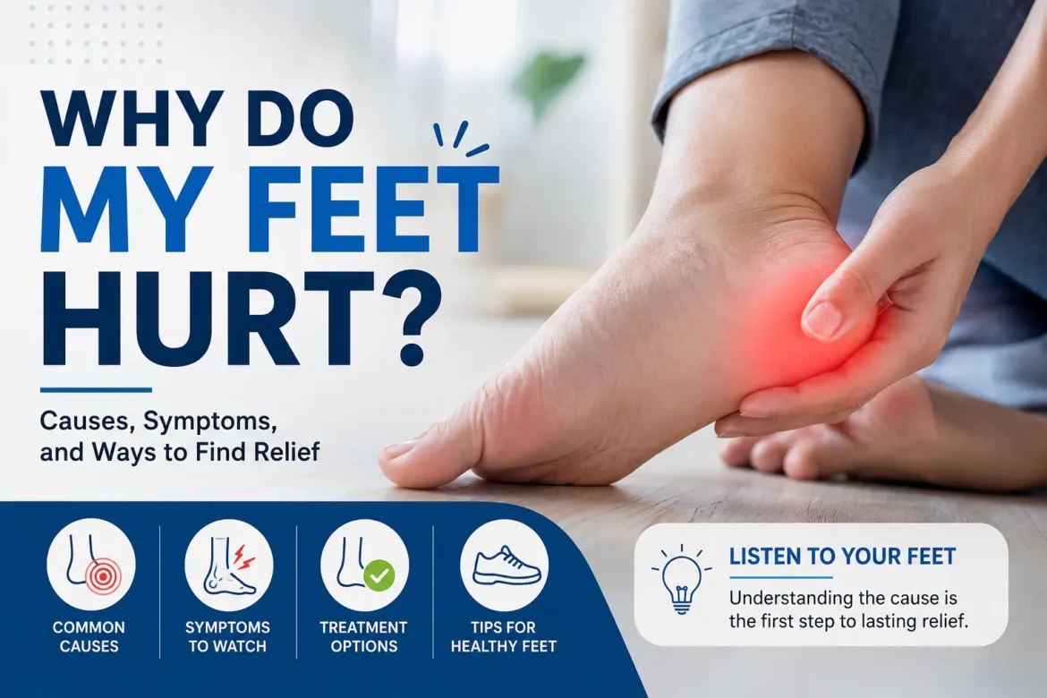Why Do My Feet Hurt? 15 Common Causes, Location-Based Guide, and How to Get Relief