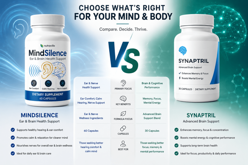 %sitename% Mind Silence vs. Synaptril: Full Comparison