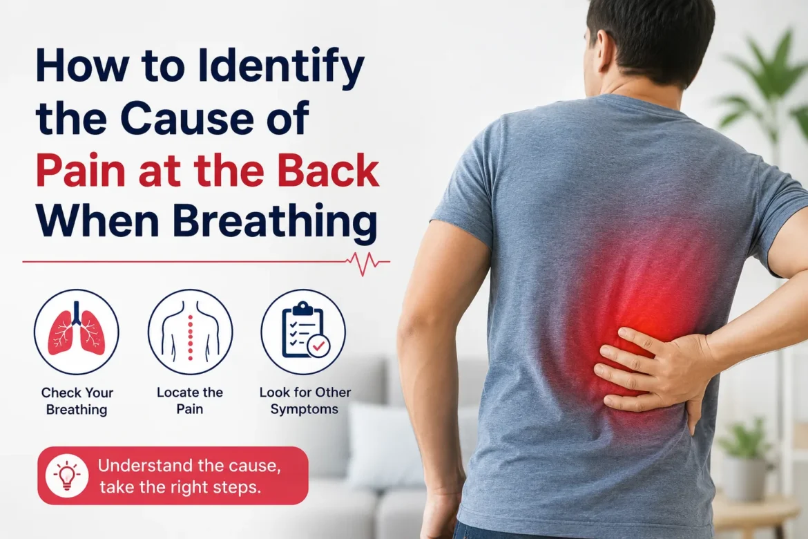 Pain in the back when breathing