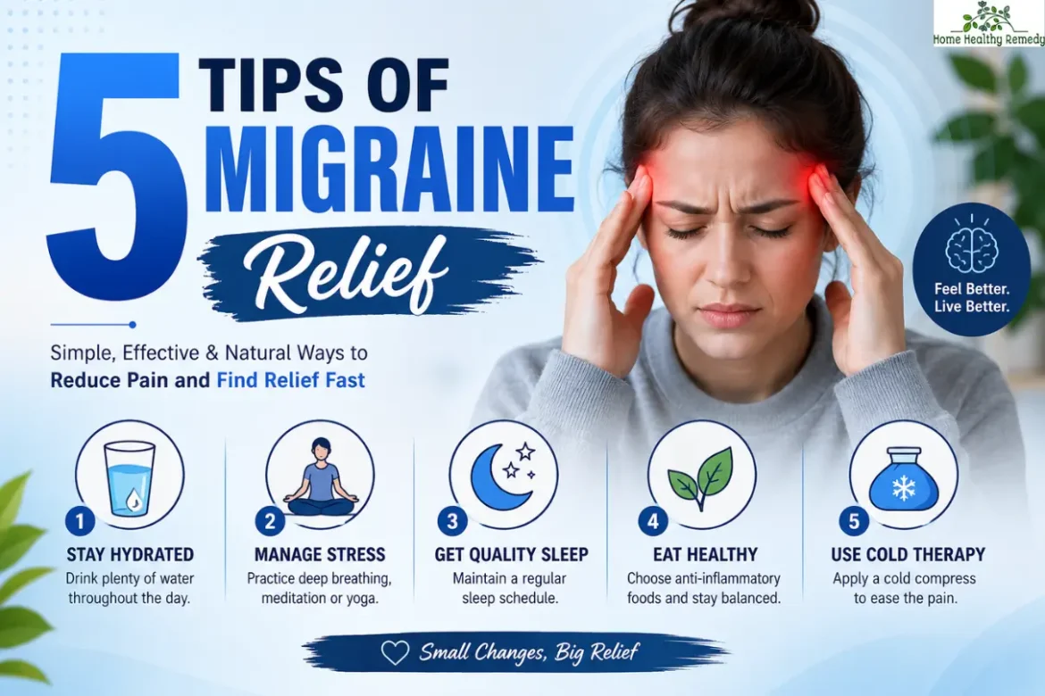 5 Tips for Instant Migraine Relief: Fast, Science-Backed Ways to Stop the Pain