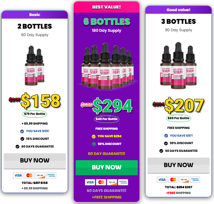 Gelatine Sculpt Pricing