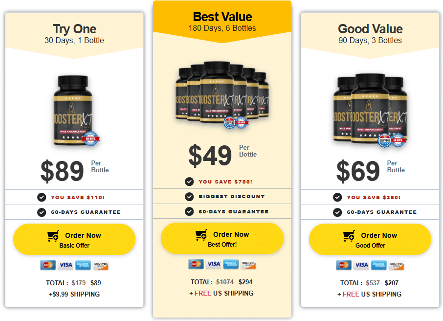 Booster XT Pricing