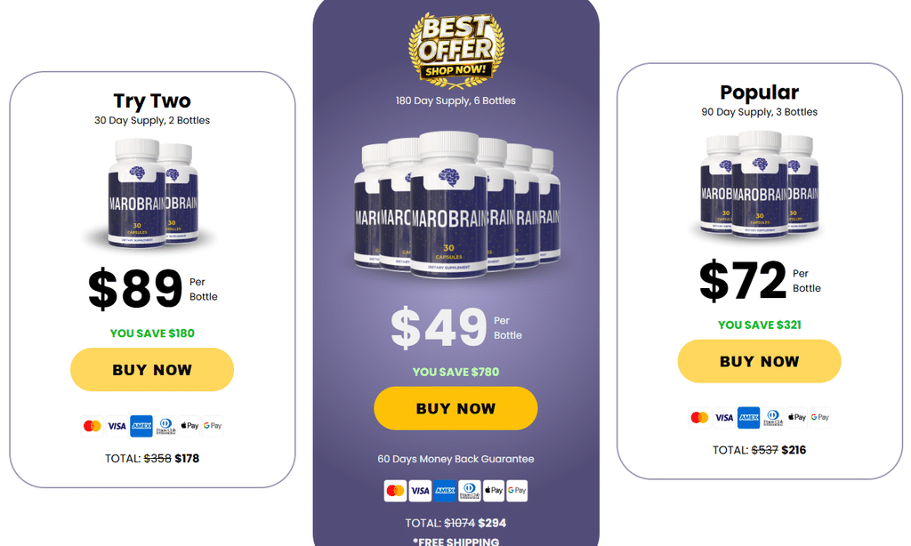 Marobrain Pricing