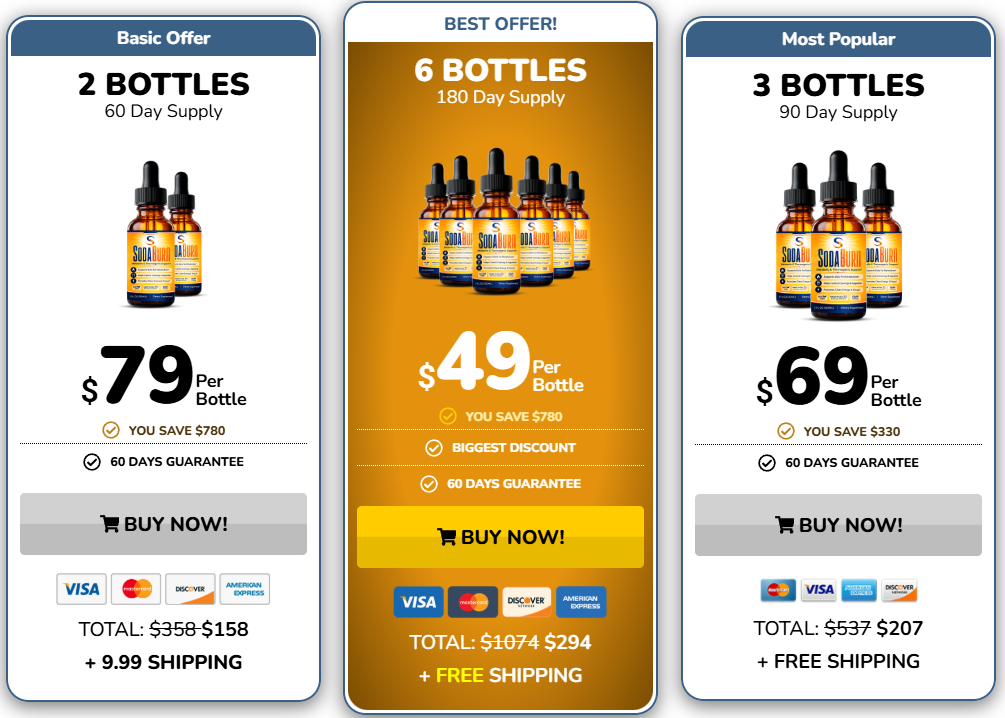 SodaBurn Pricing 2026: What Does SodaBurn Cost?